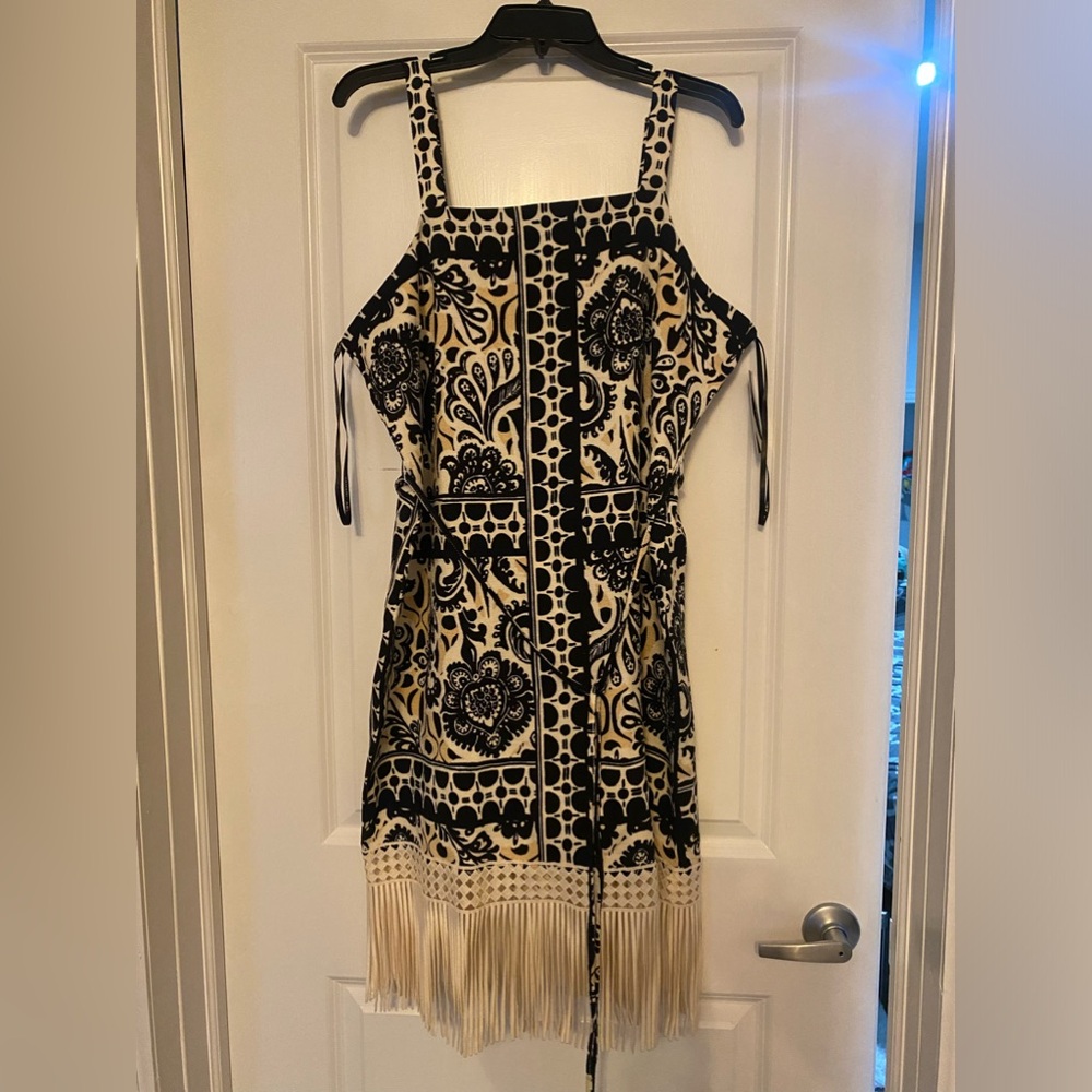 Black and Tan Dress